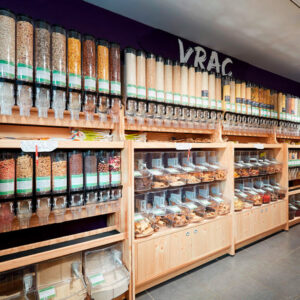 Rayon d'épicerie en vrac